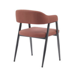 MMT Funiture Designs mmt Dining Chairs Set Of 2, Wrap Around Armchair, Vintage Design In Tan, Grey, Or Black For Sophisticated Spaces (Tan) - thumbnail 5