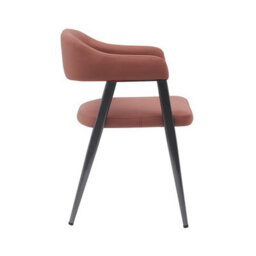 MMT Funiture Designs mmt Dining Chairs Set Of 2, Wrap Around Armchair, Vintage Design In Tan, Grey, Or Black For Sophisticated Spaces (Tan) - thumbnail 4