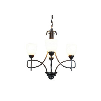 Luminosa Lighting Luminosa San Marino Pendant 4 Light E14 Tex/pewter - image 1