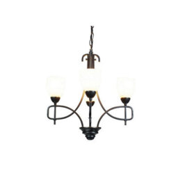 Luminosa Lighting Luminosa San Marino Pendant 4 Light E14 Tex/pewter - thumbnail 1