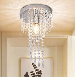 Chandeliers Raindrop Crystal Chandelier Light Fixture E12 Silver - thumbnail 3