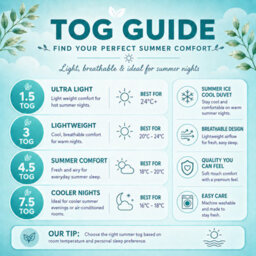MHG Living Lightweight 4.5 Tog Summer Duvet - Luxury Soft Touch Striped Microfibre Quilt Bedding - thumbnail 8