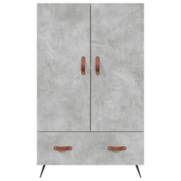 Berkfield Highboard Concrete Grey 69.5X31X115 Cm Engineered Wood - thumbnail 6