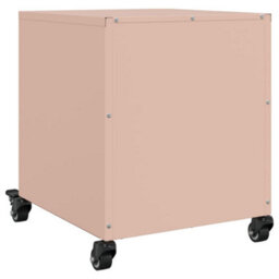 Berkfield Bedside Cabinet Pink 36X39X43.5 Cm Steel - thumbnail 8