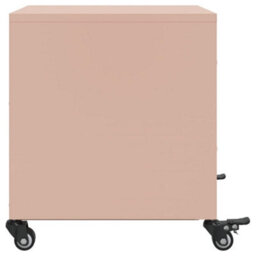 Berkfield Bedside Cabinet Pink 36X39X43.5 Cm Steel - thumbnail 7