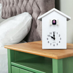 Walplus White Window Cuckoo Clock With Four Birds - Elegant And Classic Bird Clock For Wall Decor - 25Cm X 20Cm - thumbnail 4