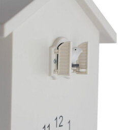 Walplus White Window Cuckoo Clock With Four Birds - Elegant And Classic Bird Clock For Wall Decor - 25Cm X 20Cm - thumbnail 5