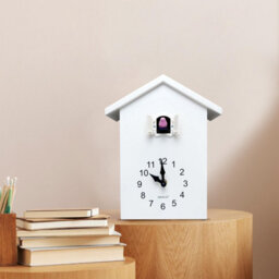 Walplus White Window Cuckoo Clock With Four Birds - Elegant And Classic Bird Clock For Wall Decor - 25Cm X 20Cm - thumbnail 2