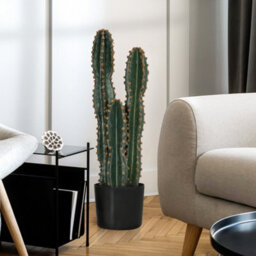 Large Realistic Artificial Cactus, Large Artificial Plant, Dimensions: Dia 17 X 60H Cm, Green - thumbnail 8