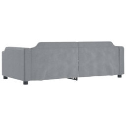 Berkfield Daybed With Trundle Light Grey 90X190 Cm Fabric - thumbnail 7