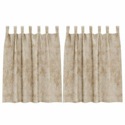Berkfield Classic Curtain With Curtains 2 Pcs Cream 140 X 140 Cm Velvet