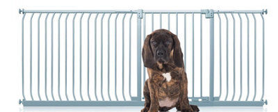 Bettacare Elite Pressure Dog Gate, 225Cm - 234Cm, Matt Grey, Pressure Fit Pet Gate For Dog And Puppy - image 1