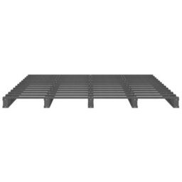 Berkfield Pallet Bed Grey 120X190 Cm Small Double Wood Pine - thumbnail 5