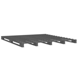 Berkfield Pallet Bed Grey 120X190 Cm Small Double Wood Pine - thumbnail 4