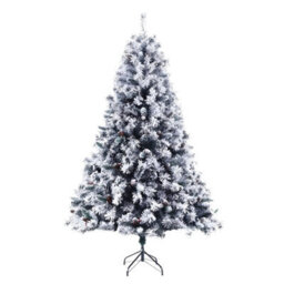 Evre Snowy Spruce Artificial Christmas Tree Pine Cone Berries 5Ft 150Cm 450 Tips - 4/5/6/7/8 Ft Available - thumbnail 2