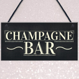 Red Ocean Champagne Bar Hanging Sign Gin Tonic Pub Bbq Party Vintage Chic Friendship Gift - thumbnail 3