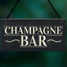 Red Ocean Champagne Bar Hanging Sign Gin Tonic Pub Bbq Party Vintage Chic Friendship Gift - thumbnail 5