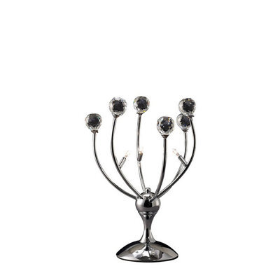 Luminosa Lighting Luminosa Xeena Table Lamp 3 Light G4 Polished Chrome/crystal, Not Led/cfl Compatible - image 1