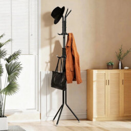 Coat Stand Coat Hat Jacket Umbrella Floor Standing Rack Clothes Hanger - thumbnail 5