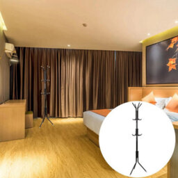 Coat Stand Coat Hat Jacket Umbrella Floor Standing Rack Clothes Hanger - thumbnail 4