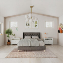 Novogratz Dorel Home Ng Her Majesty Bed Linen Grey, King Size