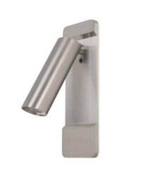 Luminosa Lighting Luminosa Leds C4 Lire Led Wall Reading Light Satin Nickel 179Lm 2700K - thumbnail 1