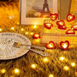 3M 20Led Love Heart String Lights Valentine's Day Decoration Garland Led Fairy Lights - thumbnail 5
