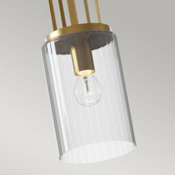 Luminosa Lighting Luminosa Kichler Kimrose Dome Pendant Ceiling Light Brushed Natural Brass - thumbnail 2