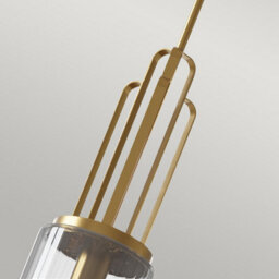 Luminosa Lighting Luminosa Kichler Kimrose Dome Pendant Ceiling Light Brushed Natural Brass - thumbnail 3