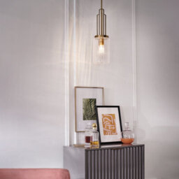 Luminosa Lighting Luminosa Kichler Kimrose Dome Pendant Ceiling Light Brushed Natural Brass - thumbnail 4