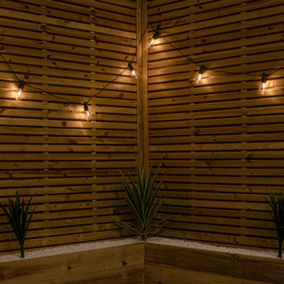 Samuel Alexander Set Of 10 Indoor Outdoor Connectable Festoon Lights With Warm White Leds - image 1
