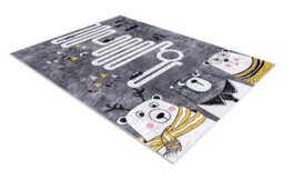 RugsX Junior 52107.801 Washing Carpet Bears, Animals, Streets For Children Anti-Slip - G  200X290 Cm - thumbnail 3