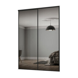 Spacepro Classic Mirrored 2 Door Sliding Wardrobe Door Kit (H)2220mm (W)1489mm - thumbnail 1