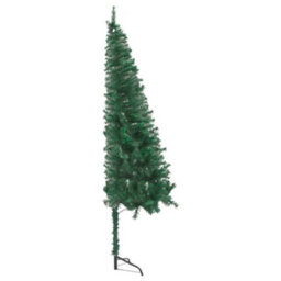 Berkfield Corner Artificial Christmas Tree Green 240 Cm Pvc - thumbnail 4