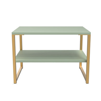 Madrid Lamp Table In Reed Green (Ready Assembled) - image 1