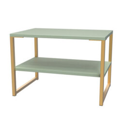 Madrid Lamp Table In Reed Green (Ready Assembled) - thumbnail 3