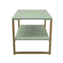 Madrid Lamp Table In Reed Green (Ready Assembled) - thumbnail 2