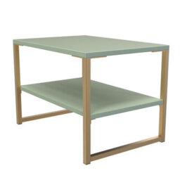 Madrid Lamp Table In Reed Green (Ready Assembled) - thumbnail 5