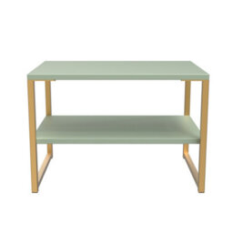 Madrid Lamp Table In Reed Green (Ready Assembled) - thumbnail 1