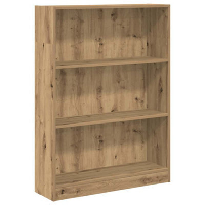 Berkfield Versatile Bookcase Artisian Oak 80X24X109 Cm Engineered Wood