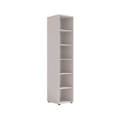 Arte Maxione 08 Bookcase 45Cm - Cashmere, Elegant Five-Shelf Tall Bookcase - image 1