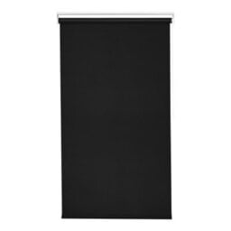 GoodHome Boreas Corded Black Blackout Roller Blind (W)90Cm (L)180Cm - thumbnail 1