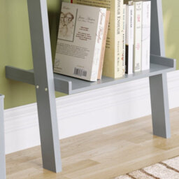 Lassic Vida Designs York Grey 5 Tier Ladder Bookcase Freestanding Open Shelf (H)1890mm (W)560mm (D)325mm - thumbnail 6