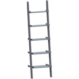 Lassic Vida Designs York Grey 5 Tier Ladder Bookcase Freestanding Open Shelf (H)1890mm (W)560mm (D)325mm - thumbnail 7