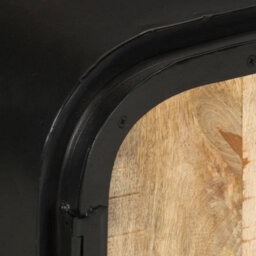 Vidaxl Tv Cabinet 110X30X45 Cm Rough Mango Wood - thumbnail 6