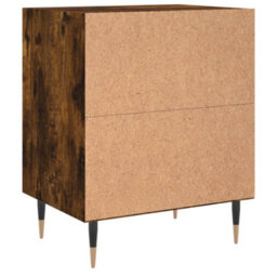Vidaxl Bedside Cabinets 2 Pcs Smoked Oak 40X30X50 Cm Engineered Wood - thumbnail 7