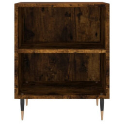 Vidaxl Bedside Cabinets 2 Pcs Smoked Oak 40X30X50 Cm Engineered Wood - thumbnail 5