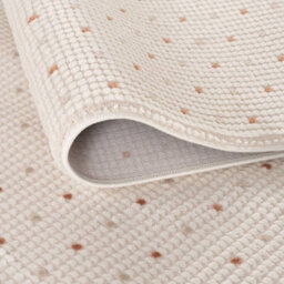 The Rugs Carmel Cream/terra Dots Area Rug And Runner Non Shedding, Stain Resistant, Soft - thumbnail 3