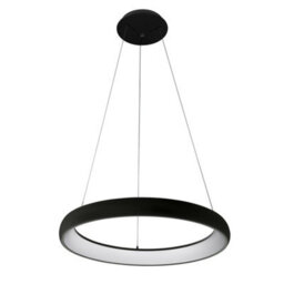 Luminosa Lighting Luminosa Modern Led Hanging Pendant Black, Warm White 3000K 2750Lm