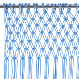 Walplus Macrame Curtain Blue 140X240 Cm Cotton - thumbnail 3
